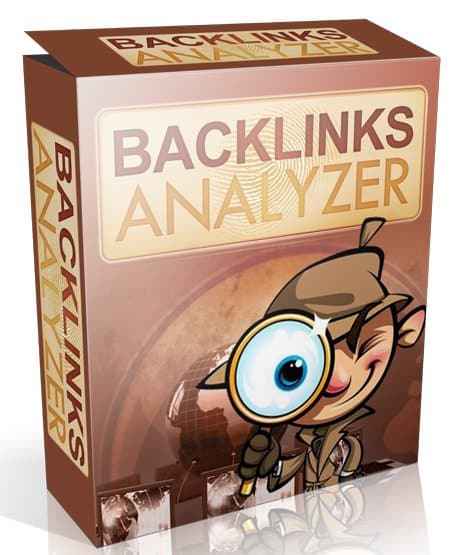 Backlinks Analyzer software displaying backlink quality metrics and PR data for instant analysis