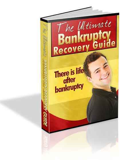 Bankruptcy Recovery Guide - digital PLR ebook with resell rights for rebuilding financial life