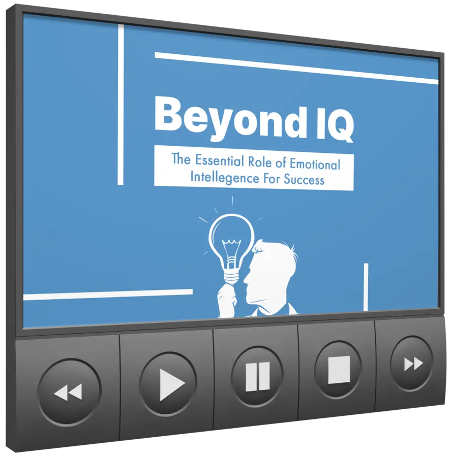 Beyond IQ emotional intelligence video course cover image with PLR MRR resell rights