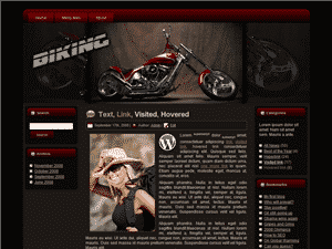 Biking WordPress Theme with Master Resale Rights - digital download for cycling niche marketers