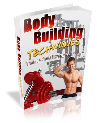 Body Building Techniques digital guide with PLR MRR resell rights for muscle growth and fitness training