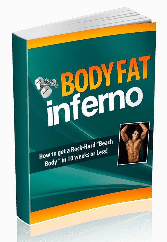Body Fat Inferno digital PLR MRR guide for dropping fat and building muscle at home or gym