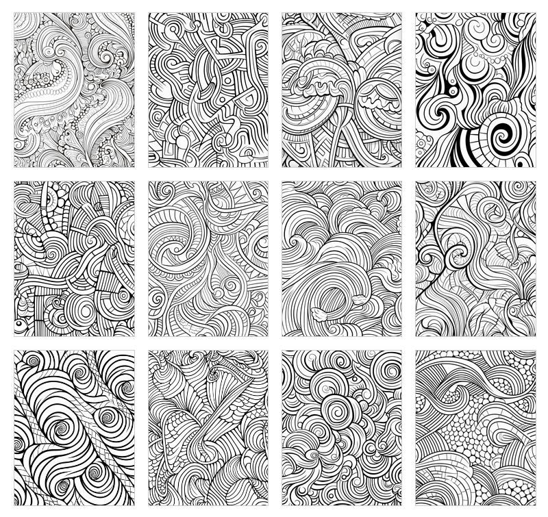 Bohemian Coloring Book PLR digital download with intricate mandalas, florals, and dreamcatcher designs