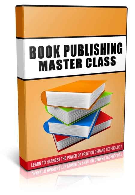 PLR Book Publishing Master Class digital video course with resell rights for print on demand self-publishing
