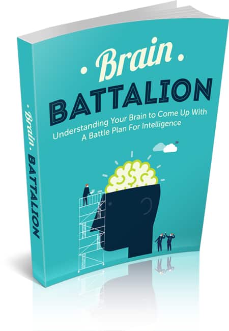 Brain Battalion digital guide with PLR MRR rights - boost your intelligence with battle-plan strategies