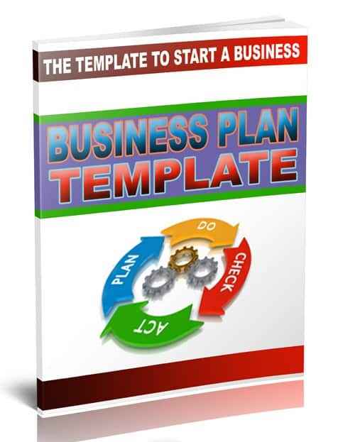 Business Plan Template digital download with PLR MRR rights for entrepreneurs and resellers
