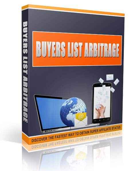Digital PLR guide for affiliate marketers showing buyers list arbitrage strategy and super affiliate secrets