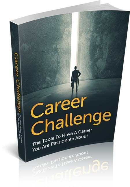 Career challenge digital guide with PLR resell rights for discovering your passion and making the right career choice