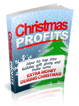 Christmas Profits digital guide with PLR and MRR resell rights for holiday marketing profits