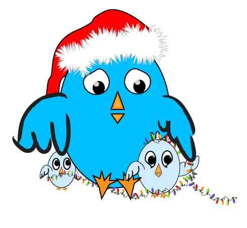 Christmas tweet graphics digital download with PLR MRR resell rights