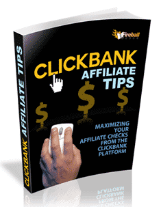 Clickbank Affiliate Tips ebook cover with tactics for affiliate marketing and digital PLR resell rights