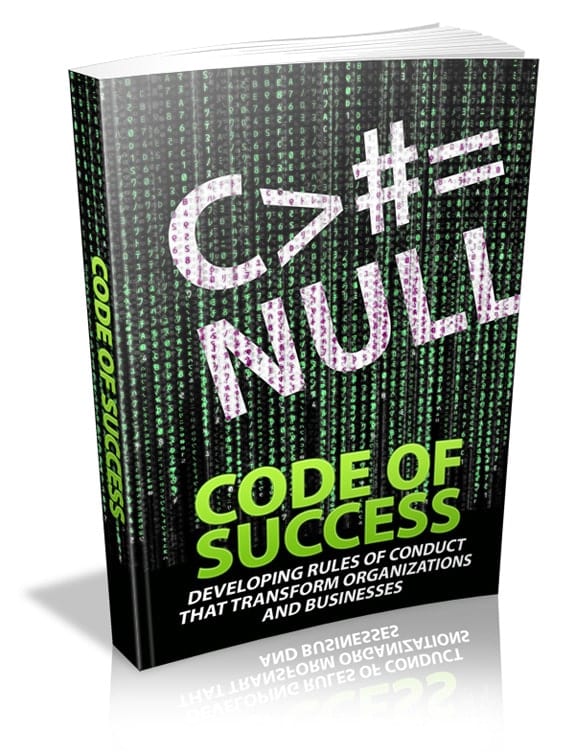 Code Of Success digital PLR book with rules of conduct for business transformation