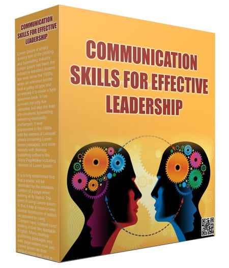 Leadership communication skills PLR ebook cover – digital download with resell rights