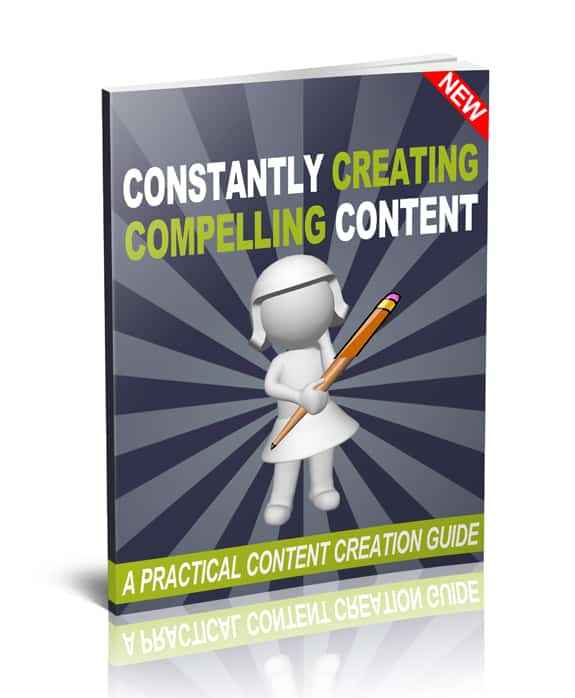 eBook cover Constantly Creating Compelling Content for bloggers with PLR resell rights
