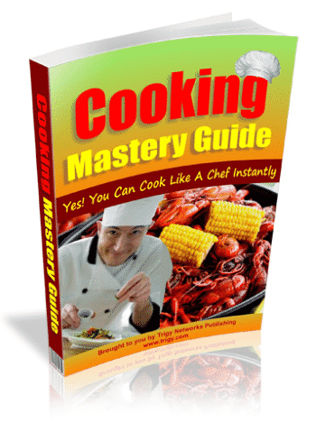 Cooking Mastery Guide - digital PLR cookbook with resell rights for fast easy meals
