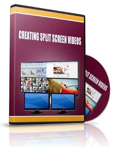 Camtasia split screen video tutorial - digital download with PLR resell rights and instant access