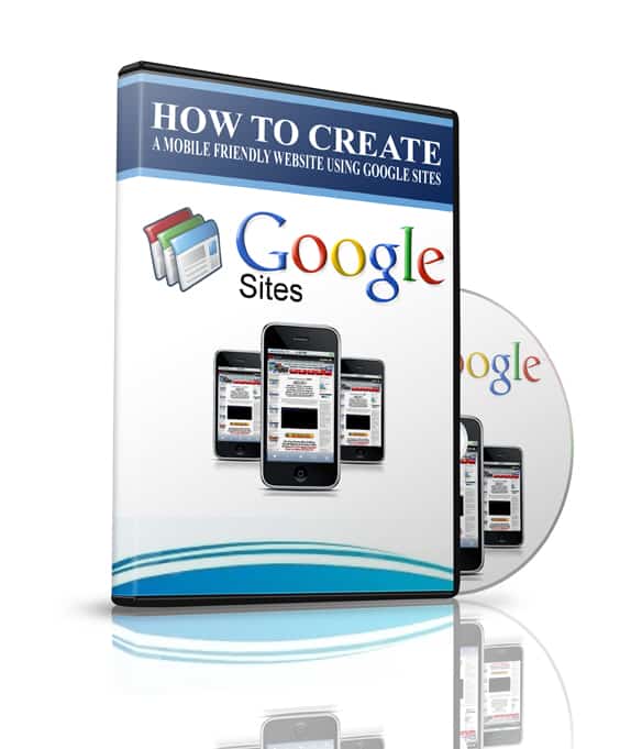PLR video tutorial on building a mobile-friendly site quickly using Google Sites