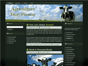 Dairy Farming WP Theme with Master Resale Rights – premium digital download for dairy websites and resellers