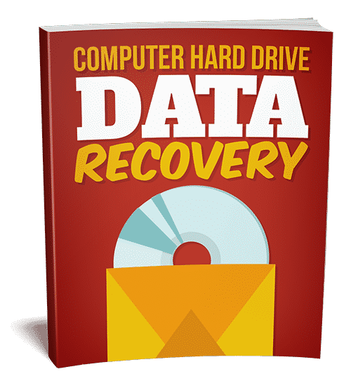 Computer hard drive data recovery eBook with PLR MRR resell rights for digital download