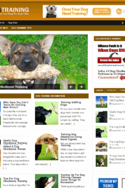 Dog Training PLR Blog