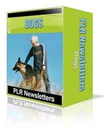 Dog PLR content bundle: 52 newsletters articles blog posts preformatted with resell rights