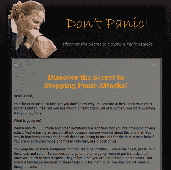 Do Not Panic Minisite – instant download PLR digital product with resell rights for passive income