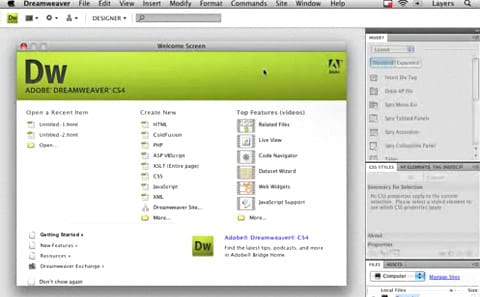 High-definition Dreamweaver video tutorials for web design with PLR/MRR resell rights