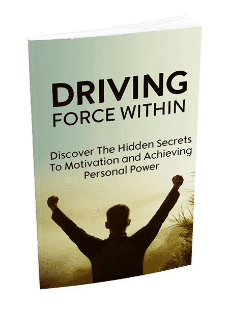 Driving force motivation guide for personal success and goal achievement digital download PLR MRR