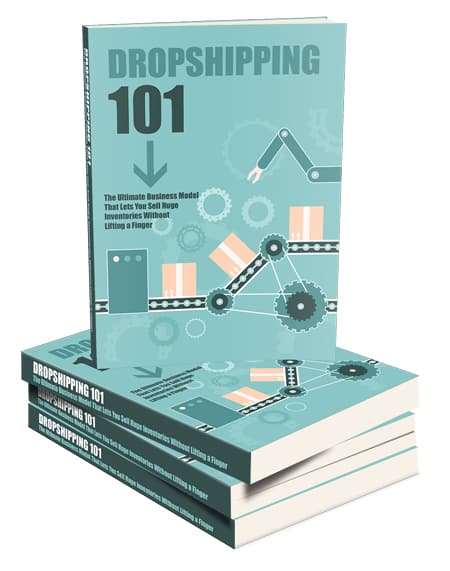 Digital dropshipping guide with PLR MRR resell rights for building a six-figure online business