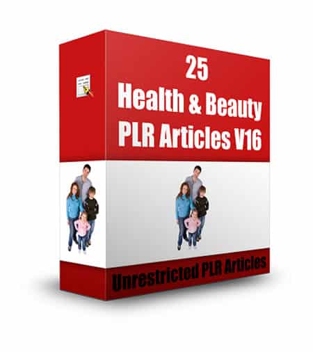 25 Health & Beauty PLR Articles V16