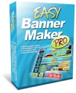 Easy Banner Maker Pro – digital banner creation templates with PLR MRR resell rights