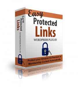 Easy Protected Links WordPress plugin for securing PLR and MRR digital downloads