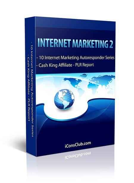 Internet Marketing Autoresponder Series 2 PLR email module ecover with resell rights