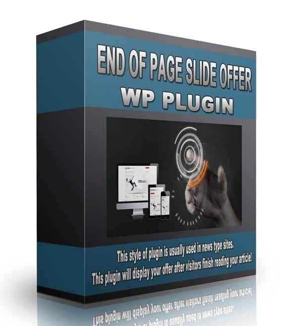 End Of Page Slide Offer WP Plugin – news-style slide-in offer for WordPress, digital PLR/MRR download