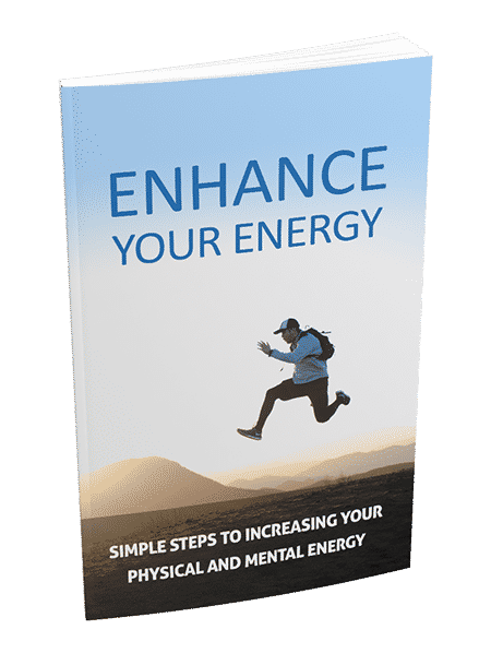 Enhance Energy guide for eliminating fatigue with PLR and MRR resell rights