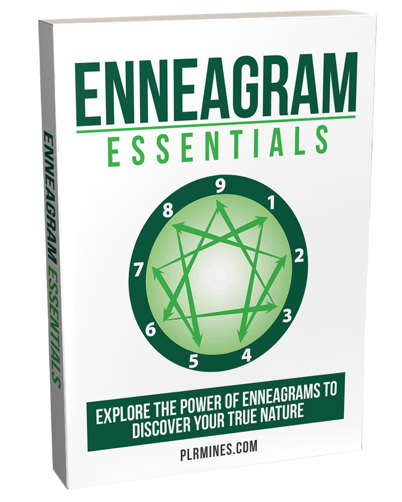 Enneagram digital guide with PLR MRR resell rights for personality discovery and self growth
