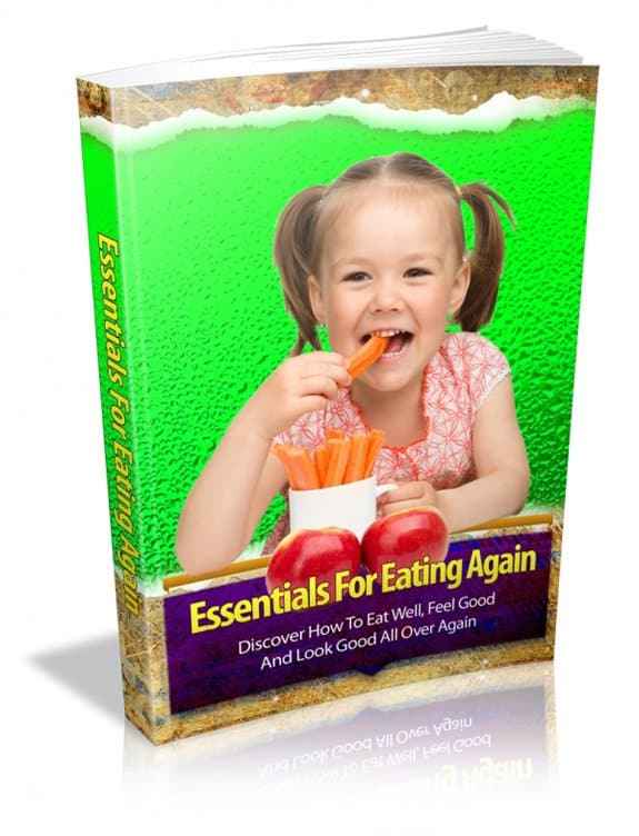 Essentials For Eating Again digital PLR MRR guide overcoming addiction and eating disorders