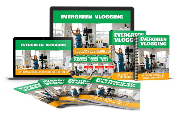 Evergreen Vlogging Upgrade Package - complete PLR/MRR video blog profit system with training and resell rights