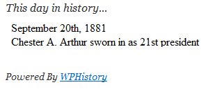 WPHistory Plugin dashboard showing history article generator with PLR/MRR resell rights