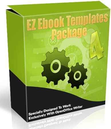 EZ Ebook Templates Package V4 – stylish Open Office Writer templates for eBook creation with PLR/MRR rights