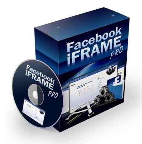 Facebook iFrame Pro plugin screenshot showing fan page builder interface