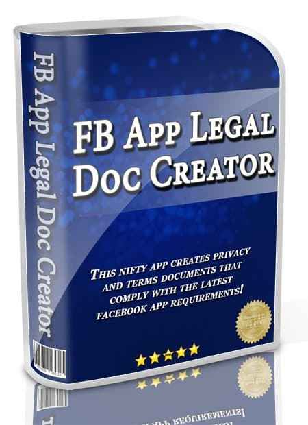 Facebook Legal Documents Creator - generate compliant privacy and terms for apps
