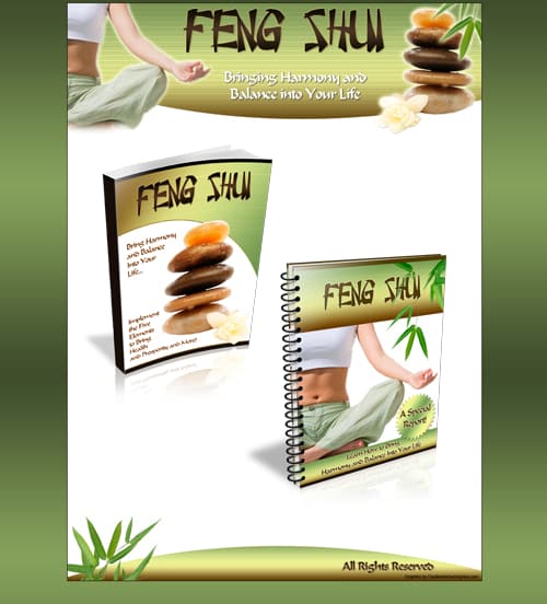 Feng Shui WordPress theme with PLR eBook and resell rights – complete digital kit