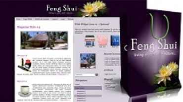 Feng Shui premium WordPress theme pack with PLR resell rights and multiple layouts