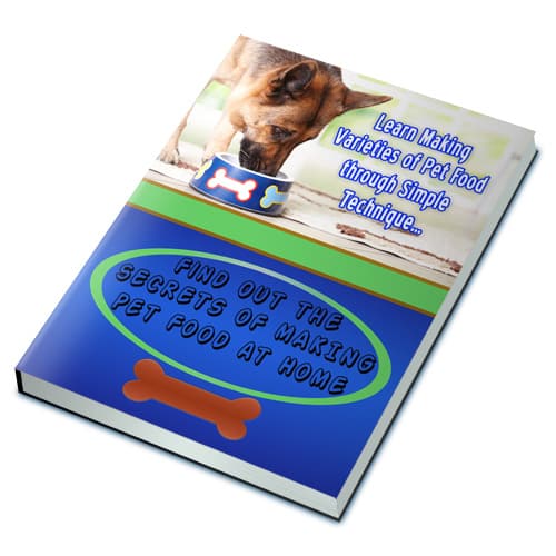 Homemade pet food secrets guide with digital download and MRR resell rights for pet owners