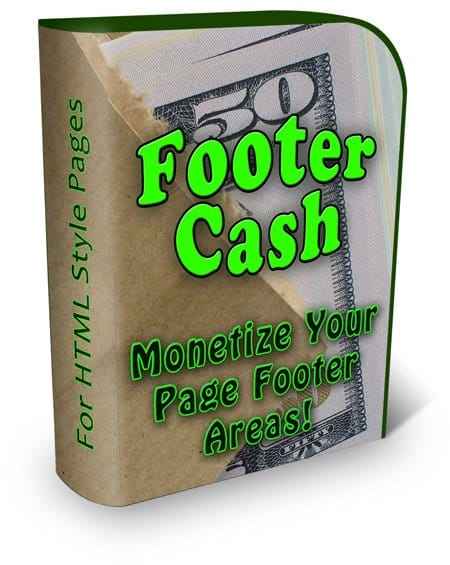 Footer Cash Software – easy-to-use tool to monetize website footers with PLR/MRR resell rights