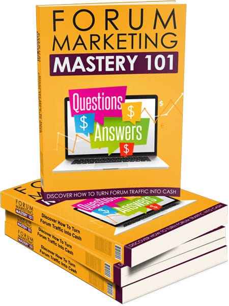 Forum Marketing Mastery 101 PLR guide – harness forum traffic for profit with resell rights