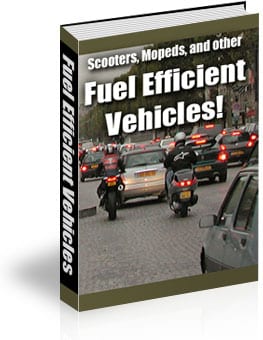 Fuel Efficient Vehicles guide with PLR rights for scooters mopeds resell profits