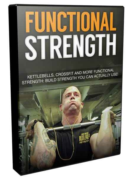 Functional Strength Advanced video bundle with training videos, graphics, and PLR resell rights for faster fitness results