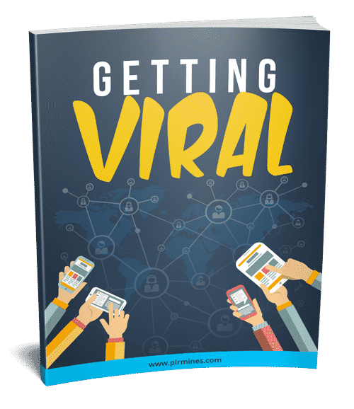 Getting Viral PLR eBook cover - viral marketing digital download with resell rights